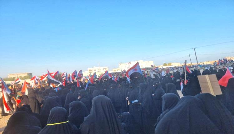 فعالية جماهيرية في المهرة تؤكد وحدة الصف الجنوبي واستمرار النضال السلمي