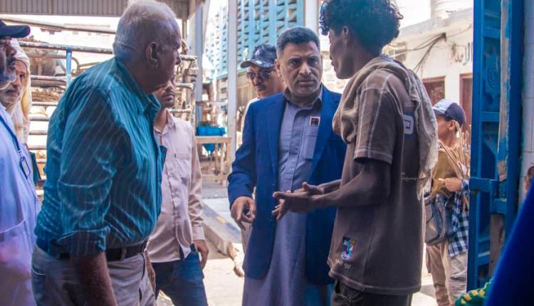 تدشين بيع اللحوم بأسعار مدعومة في عدن