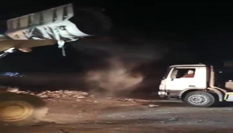 صندوق النظافة والتحسين بخنفر يطلق حملة نظافة شاملة في مدينة جعار