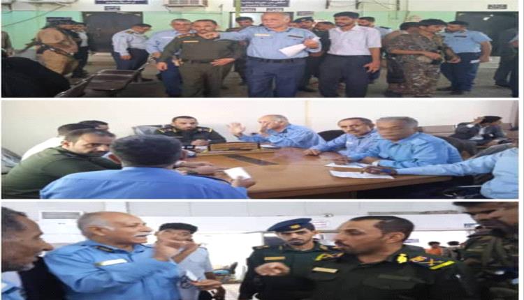 رئيس مصلحة الهجرة والجوازات يطّلع على سير العمل بفرع المصلحة بعدن