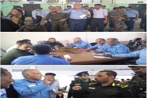 رئيس مصلحة الهجرة والجوازات يطّلع على سير العمل بفرع المصلحة بعدن