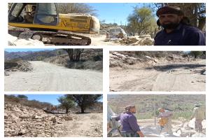 بمبادرة من رجل الخير الشيخ نبيل الصلاحي ..تواصل أعمال توسعة طريق «الزغرور رخمة» بمديرية يافع رصد