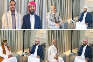 المحرمي يلتقي وزراء الحكومة الجديدة لمناقشة أولويات المرحلة وتعزيز التنسيق