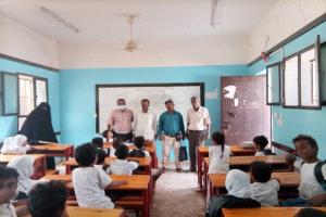 القائم بأعمال مدير تربية خنفر يتفقد مدارس الدرجاج وعبر عثمان ويؤكد على رفع مستوى الأداء التعليمي