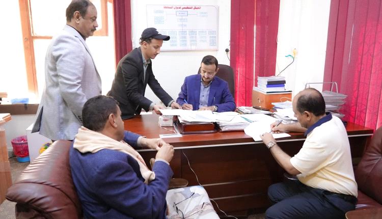 المحافظ بن الوزير يصادق على عقد إنشاء المرحلة الأولى لمبنى مركز القلب والقسطرة القلبية