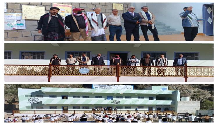 فريق التوجيه التربوي في مديرية يافع رصد يزور مجمع الوسطي التربوي للتعليم الأساسي والثانوي للبنين والبنات