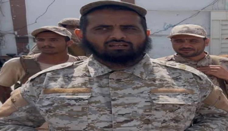 العميد أكرم الحنشي يعزي في وفاة العميد عبدالله صالح الجيد قائد اللواء 31عمالقة