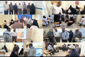 بحضور مدير عام خنفر.. معهد ابن النفيس للعلوم الطبية بجعار يدشّن اختبارات الفصل الدراسي الأول