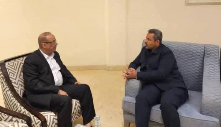 ​لقاء يجمع الأستاذ أحمد الميسري ومحافظ لحج مراد الحالمي لمناقشة تعزيز التوافق الوطني الجنوبي