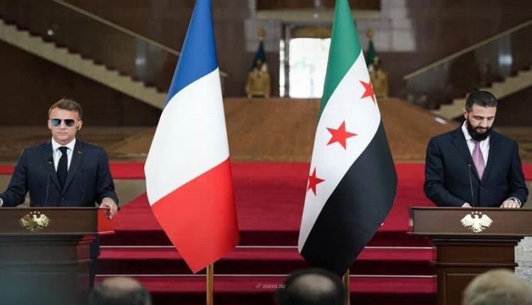 دمشق وباريس تدشنان مرحلة شراكة اقتصادية والشرع يعلن بدء الاندماج الوطني