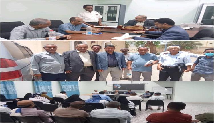 رئيس هيئة مستشفى الرازي بأبين يستقبل فريق إدارة الجودة بوزارة الصحة