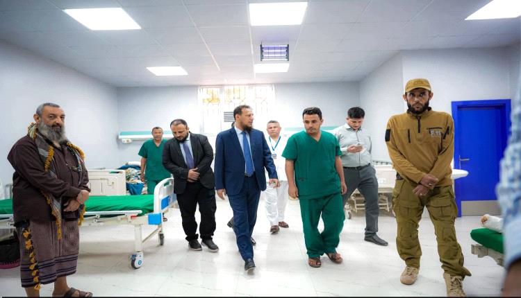 المحافظ شيخ يفتتح المرحلة الثانية من مشروع تأهيل وصيانة مستشفى المنصورة الجراحي ويوجه ببدء المرحلة الثالثة