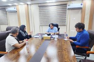 مدير أمن عدن يبحث مع بعثة الصليب الأحمر تعزيز التنسيق الأمني والإنساني