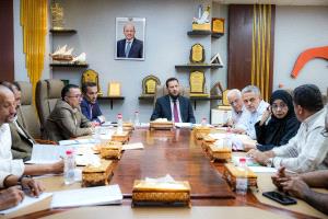 برئاسة المحافظ عبد الرحمن شيخ..
 إقرار حزمة من المشاريع في قطاعات الطرق والمياه والصرف الصحي والأشغال العامة