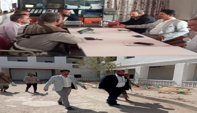 الوكيل الجنيدي يتفقد الانضباط الوظيفي في أول يوم دوام بعد العيد