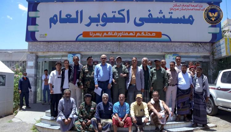 بتوجيهات المحرمي.. اللواء الجمالي يواصل زياراته الميدانية ويلتقي بقيادة السلطات المحلية والأجهزة الأمنية والشخصيات الاجتماعية بيافع
