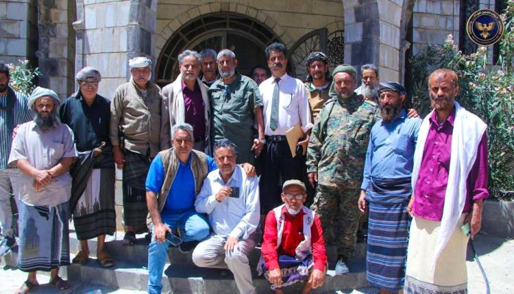 بتوجيهات المحرمي.. اللواء الجمالي يلتقي بقيادة السلطة المحلية والقضائية والأجهزة الأمنية بمديرية المفلحي