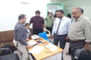 مخيم الرازي الجراحي بأبين نموذج للشراكة الفاعلة بين الإدارة المركزية والإدارة الميدانية