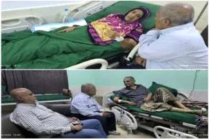 نقيب الصحفيين والإعلاميين الجنوبيين يزور شمشير وصديق ويؤكد أهمية التضامن الإنساني بين الزملاء