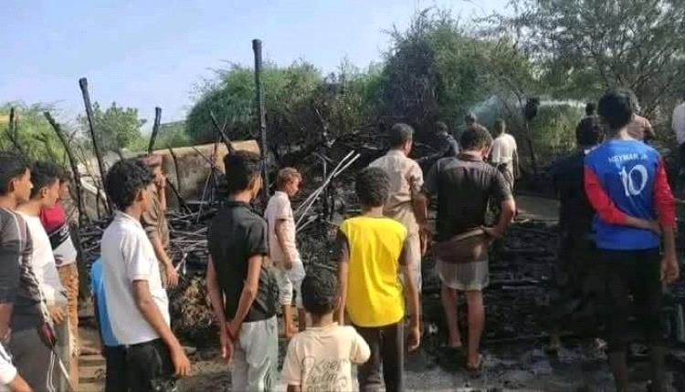 مقتل 8 مدنيين بينهم أطفال بقصف صاروخي حوثي استهدف مائدة إفطار في حيران بحجة