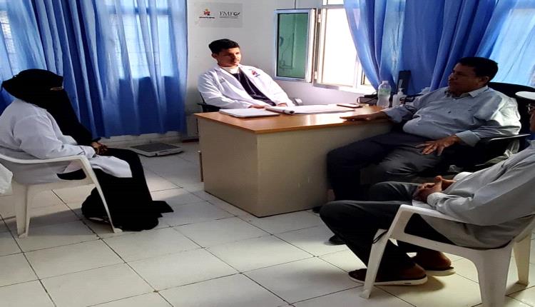 مدير مكتب الصحة بخنفر يتفقد مركز العزل بالكود عقب إجازة عيد الفطر