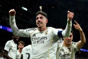 فالفيردي يقود ريال مدريد لفوز ساحق 3-0 على مانشستر سيتي في دوري أبطال أوروبا