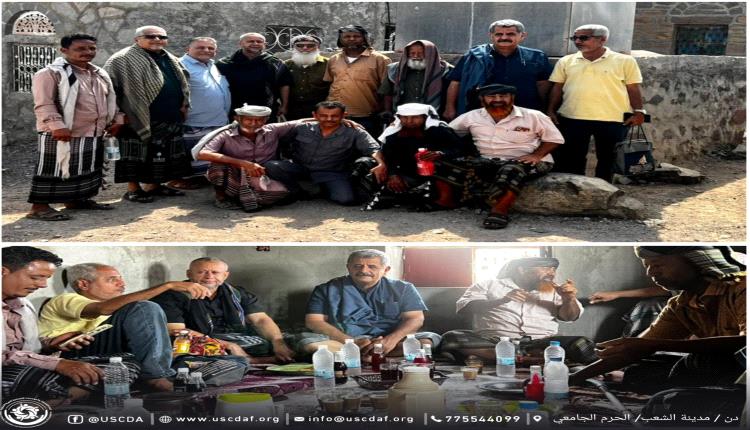 وفد من منتسبي كلية (ق.ج.د.ج) ينفذ زيارة ميدانية لزملائهم في منطقة كرش بلحج