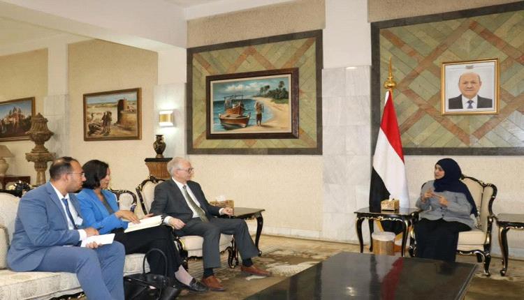 وزيرة الشؤون القانونية تبحث مع السفير الألماني تعزيز التعاون ودعم الإصلاحات القانونية والمؤسسية