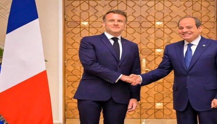 السيسي وماكرون يبحثان تداعيات التصعيد الإقليمي وتعزيز الشراكة المصرية الفرنسية