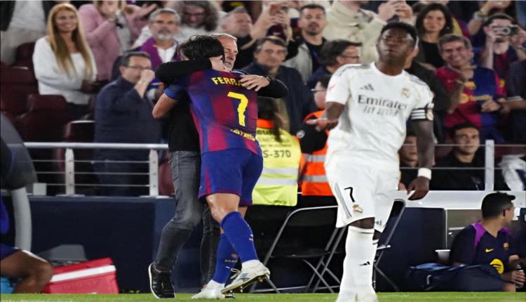 برشلونة يتوج بلقب الدوري الإسباني بعد فوزه على ريال مدريد في الكلاسيكو