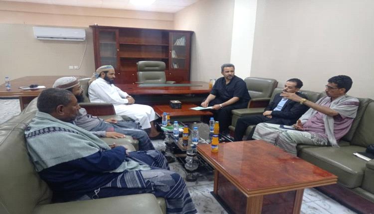 محافظ لحج "مراد الحالمي" يبحث مع مؤسسة "ينابيع الخير" تعزيز التدخلات التنموية بالمحافظة