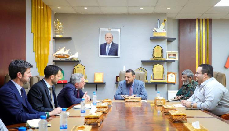 محافظ العاصمة عدن يستقبل بعثة الاتحاد الأوروبي ويؤكد أهمية تعزيز الشراكة التنموية