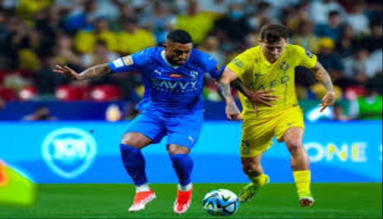 الديربي ينتهي بالتعادل الإيجابي بين النصر والهلال في قمة مثيرة بالدوري السعودي