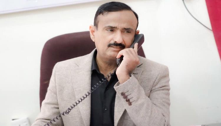 المحافظ بن الوزير يعزّي في وفاة مدير عام رضوم هادي سعيد الخرماء