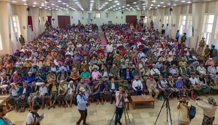 أبين: لقاء تشاوري لقبائل المحافظة يخرج بميثاق شرف لدعم الأمن والتنمية