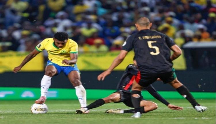 صن داونز يتفوق على الجيش الملكي في ذهاب نهائي دوري أبطال أفريقيا