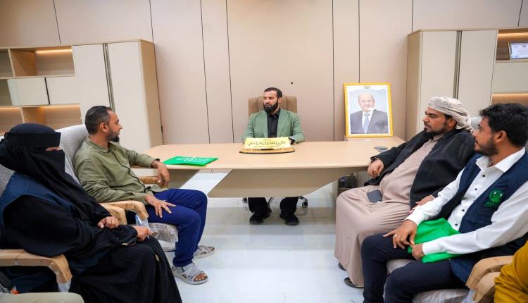 ​مدير أوقاف خنفر يشارك في لقاء محافظ أبين ومؤسسة "شباب أبين"