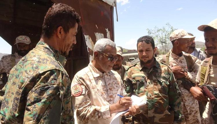 الفريق الأمني بمكتب القائد المحرمي يزور الوحدات الأمنية بمحافظة الضالع