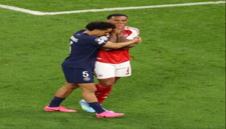 ماركينيوس يكشف تفاصيل حديثه مع غابرييل عقب خسارة آرسنال نهائي دوري الأبطال
