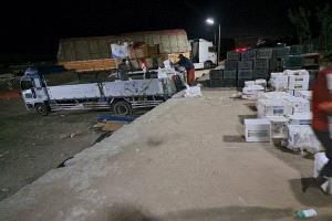 قوات الامن الوطني بمحافظة لحج تضبط كمية من المبيدات الحشرية التالفة