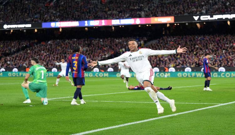 مبابي يقود ريال مدريد لانتزاع الكلاسيكو من قلب كامب نو بثنائية حاسمة أمام برشلونة
