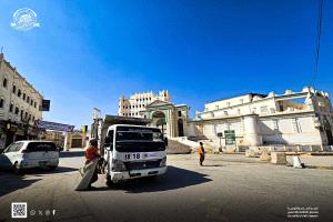 وحدة النظافة والتحسين بسيئون تنهي رفع مخلفات «مطلع المطالع» وتستعيد الوجه الحضاري للمدينة