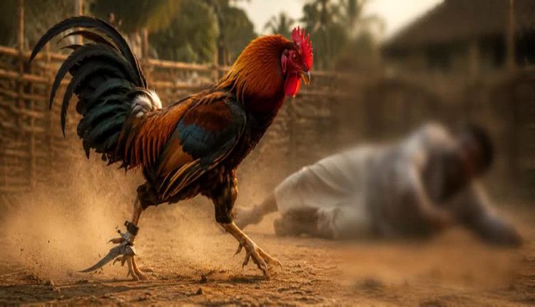 ديك مصارعة يقتل صاحبه قبل خوض النزال في الهند