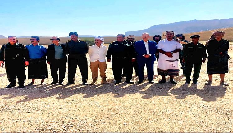 شرطة شبوة والنيابة العامة ينفذان حكم القصاص الشرعي بحق المحكوم عليه محمد الأحمدي .