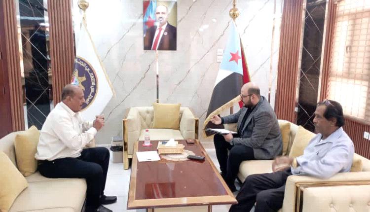 هرهرة يلتقي رئيس تنفيذية انتقالي حضرموت ويبحثان مستجدات المحافظة