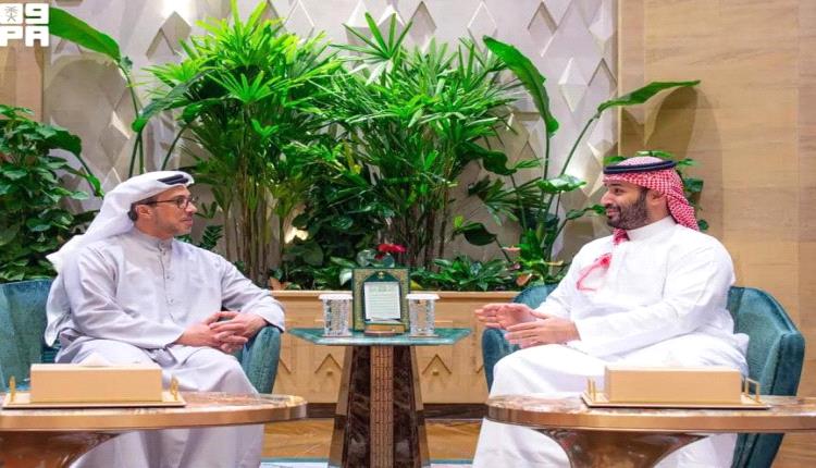 محمد بن سلمان يلتقي منصور بن زايد في الرياض لبحث العلاقات وتطورات المنطقة