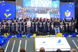 جامعة الجند تختتم احتفالات تخرج الدفعة الخامسة تزامناً مع احتفالات الأعياد الوطنية
